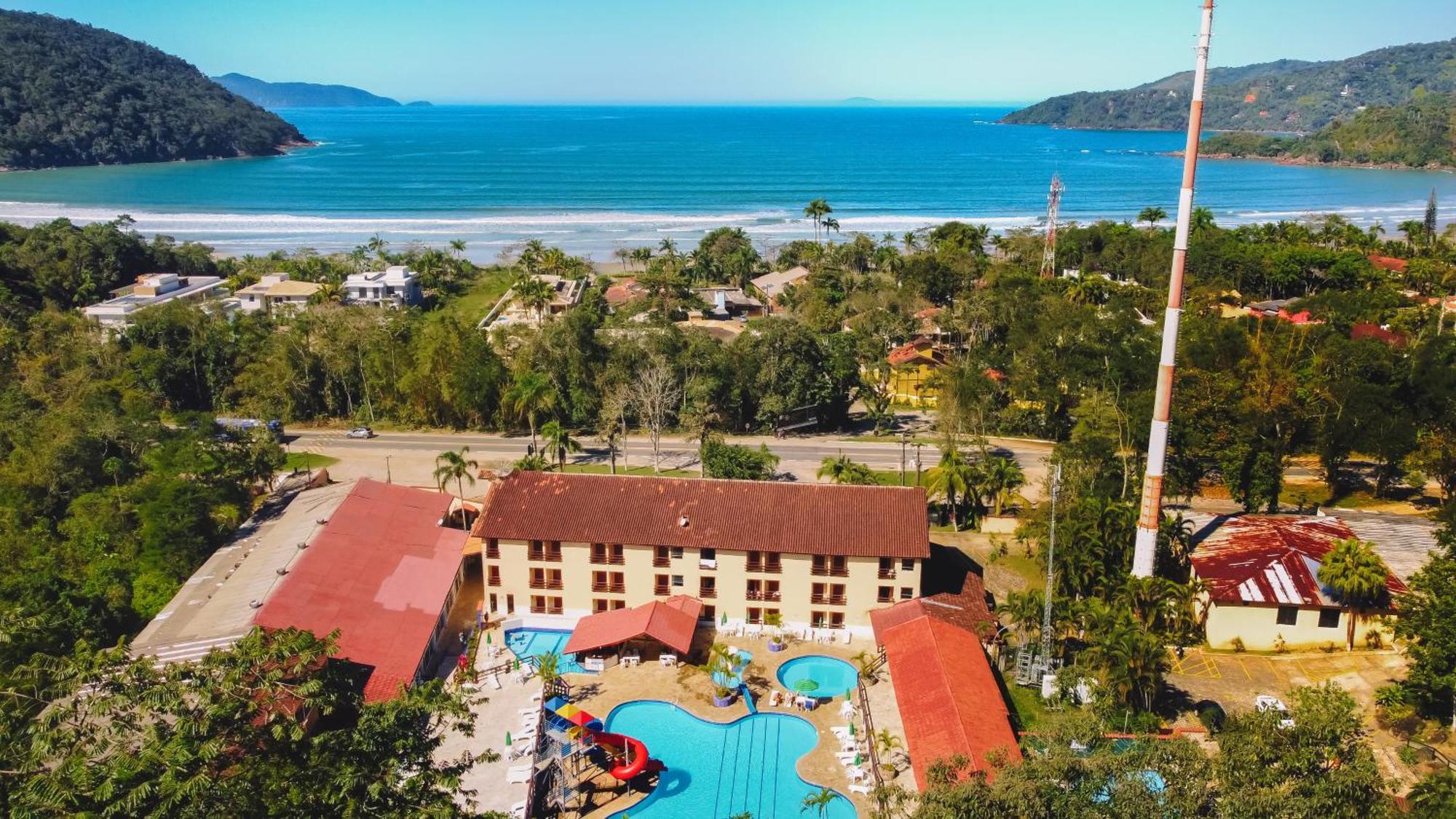 Agua Doce Praia Hotel Ubatuba Exteriör bild